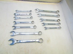 Combination wrenches SAE & Metric marked Chrome Vanadium, 12 pieces - Picture 1 of 7