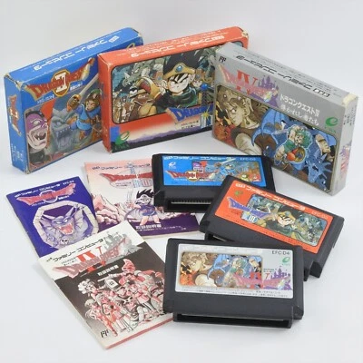 Dragon Quest II - III - IV - 2 3 4 Famicom Nintendo 0756 fc - Image 1 of 4