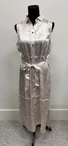 ATM, Women's Sleeveless Snake Print Long Dress, Rose, Size S, NWT - Picture 1 of 10