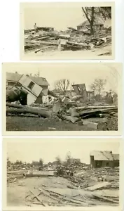 1924 Lorain Ohio Tornado Zerstörung Fotos - Bild 1 von 1