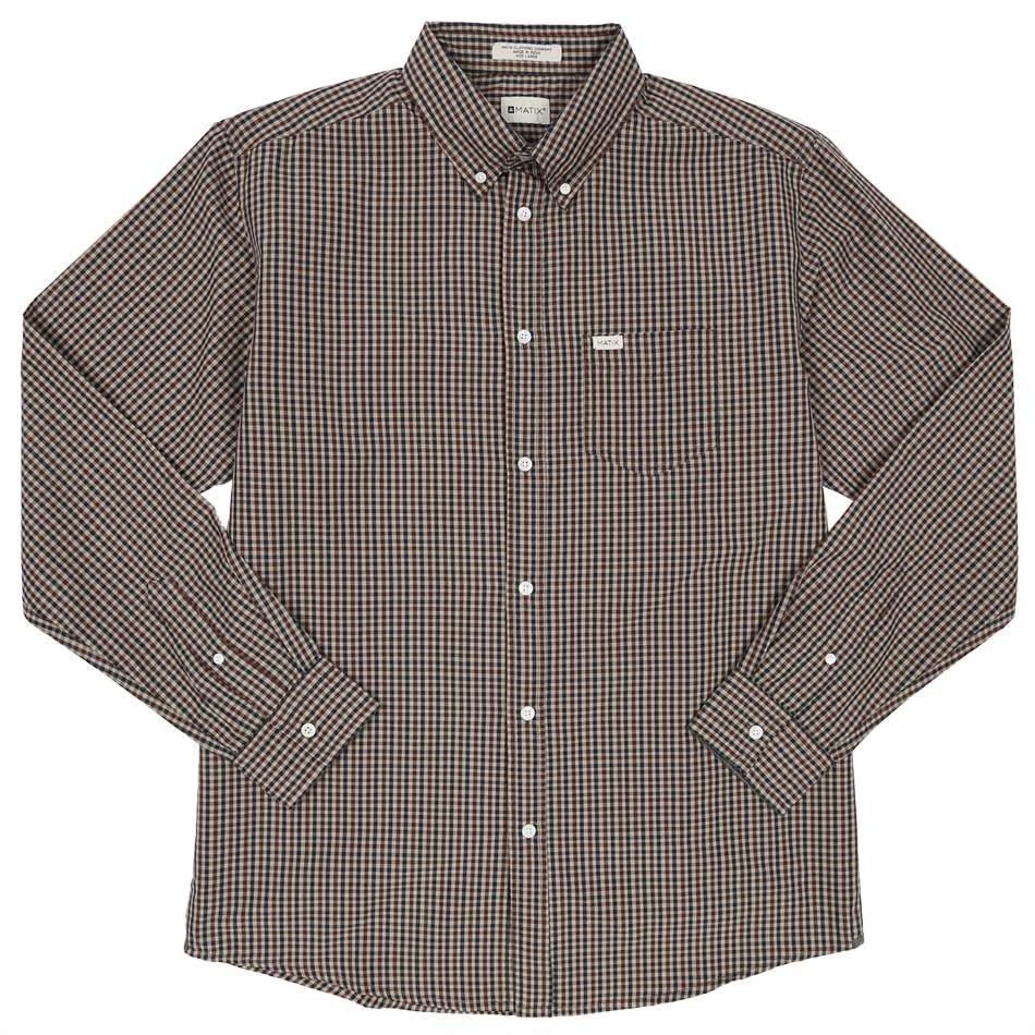 MATIX Harris Woven Shirt (L) Camel