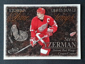 STEVE YZERMAN 2003-04 MCDONALD'S PACIFIC ETCHED IN TIME 03-04 NO 3         30060