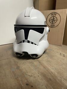 Phase 2 Clone Trooper Helmet Raw 3D Printed DIY KIT Star Wars Clone Wars