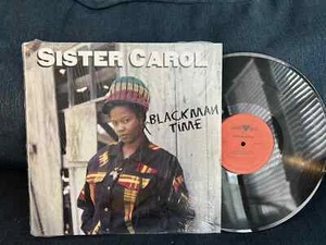 Sister Carol "blackman time"  12" - Vinyl Record (EX,EX) - Picture 1 of 2