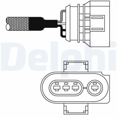 Sensor lambda DELPHI ES10979-12B1 para AUDI,SEAT,VW Foto 1 de 3