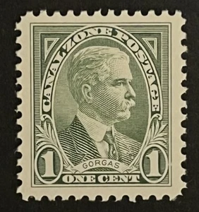 Travelstamps: Canal Zone Stamp Sc #105 - 1c Major General Gorgas Dull Gum MNH OG - Picture 1 of 5