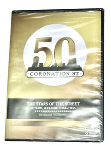 CORONATION STREET 50TH ANNIVERSARY THE STARS OF THE STREETS DVD 2-DISC SET -NEW - Picture 1 of 2
