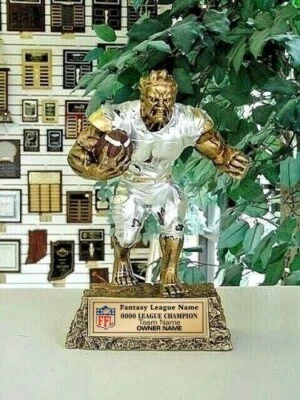 FANTASY FOOTBALL MONSTER INDIVIDUAL TROPHY AWARD FREE ENGRAVING SMALL PMR-725 #
