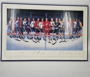 500 TORVEREIN 23x38 SIGNIERTE LITHO 16 SIGNATUREN - Bild 1 von 7