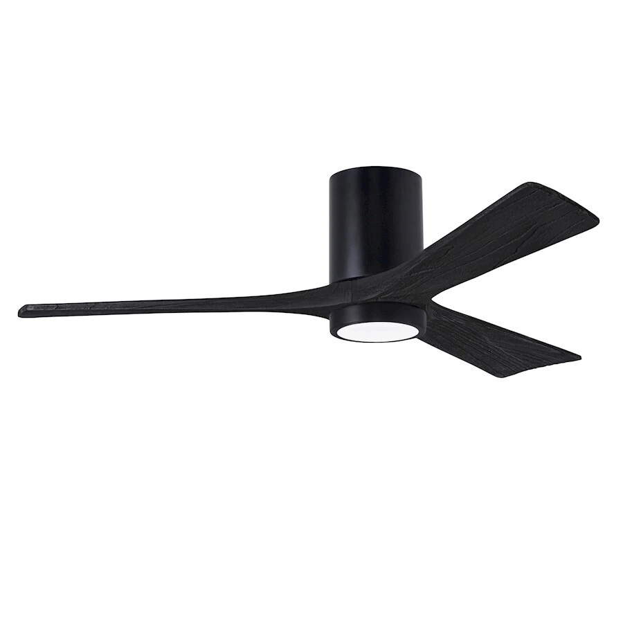 Matthews Fan Co. Irene 3HLK 52" LED Ceiling Fan, Black/Black - IR3HLK-BK-BK-52 - Image 1 of 1