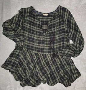 Blusa para mujer con cuerdas pequeñas de flujo/volantes manga 3/4" caballos - Imagen 1 de 5