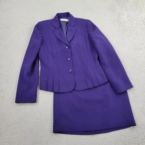 Le Suit 2-Piece Suit Womens 6 Jacket Sport Coat + 6 Pencil Skirt 26x24 - Picture 1 of 16
