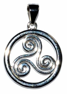 TRISKELE PENDANT - STERLING SILVER - TRISKELION - Picture 1 of 1