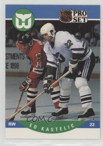 1990-91 Pro Set Ed Kastelic #450 Rookie RC