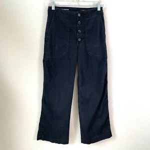 Adriano Goldschmied Womens 27 The Etta Workwear High Waisted Wide Leg Crop Pants - Picture 1 of 10