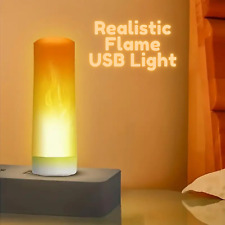 1pc LED USB Realistic Fire Light, Flame Flickering Candle Light Laptop PC BB-020
