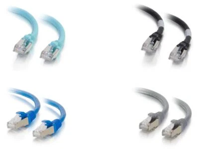 Cat6a Snagless Shielded (STP) Ethernet Patch Cable-[9ft (2.7m)-35ft (10.7m)-C2G - Image 1 of 4