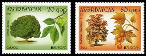 2011 Europa CEPT - Azerbaijan - set 2v - Picture 1 of 1