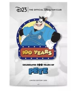 Spilla DISNEY D23 Pete 100° Anniversario Spilla LE 1000 Edizione Limitata - Foto 1 di 3