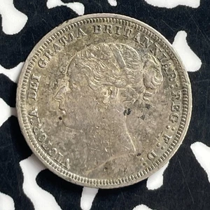 1880 Great Britain 6 Pence Sixpence Lot#T7144 Silver! Nice! - Picture 1 of 2