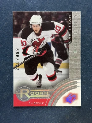 2001-02 Upper Deck SPx #209 Christian Berglund New Jersey Devils /999 - Image 1 of 2
