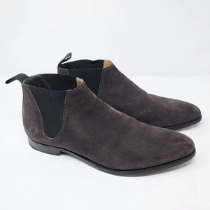 Crockett & Jones 5467 Cranford Chelsea Boot Charcoal Suede (EU 43,5 UK 9,5 E) - Bild 1 von 17