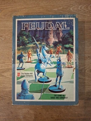 Juego de mesa de estrategia Feudal Medieval Siege Conquest Avalon Hill vintage 1976 100 % Foto 1 de 4