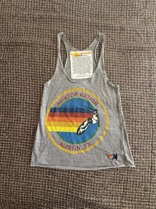 Aviator Nation Distressed Tank Top Size S - Picture 1 of 10