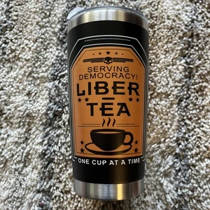 Liver-Tea Serving Democracy Thermos Coffee Cup One Cup At A Time Stainless Steel - Picture 1 of 8