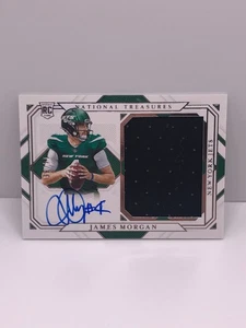 James Morgan 2020 Panini National Treasures RC Jumbo Jersey Relic Auto #14/99 - Picture 1 of 2
