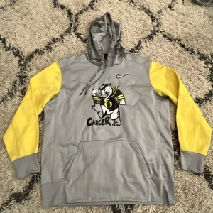 Mens Nike Oregon Ducks Stomp Cancer Awareness College Hoodie Size XL - Picture 1 of 7