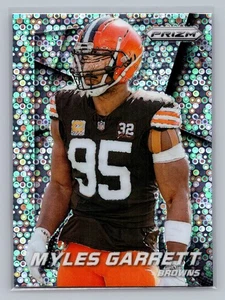 2024 Panini Prizm #8 Myles Garrett Prizm Flashback No Huddle Prizm - Picture 1 of 2