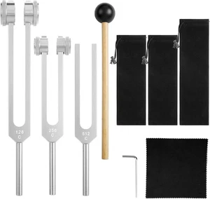 Diapason, 128 256 512 Hz Kit Diapason in Lega, sintonizzatore di frequenze - Foto 1 di 9