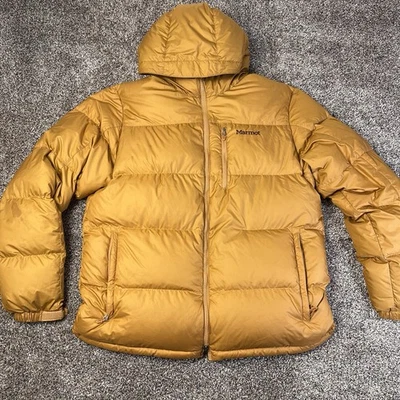 Marmot Guides 700 填充鹅绒男式 XL 码绝缘冬季滑雪夹克外套 PXB — 第 1/4 张图片