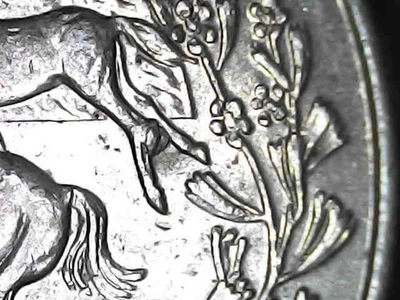 2006-P   "pooping horse" DIE CHIP error. Nevada State  - Image 1 of 3