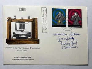 Ireland 1976 First Telephone Transmission 1876 EIRE First Day Cover Envelope FDC - Picture 1 of 2