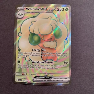 Pokemon TCG: Whimsicott EX Ultra Rare Full Art Black & White 157/086 NM - Bild 1 von 8