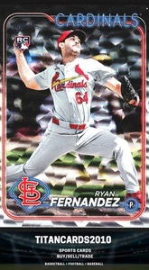 Ryan Fernandez 2024 Topps Chrome Silver Ice Rookie St. Louis Cardinals #US111 - Bild 1 von 2