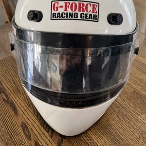 G-Force  Snell M2000 White Helmet Size M Medium - Picture 1 of 12