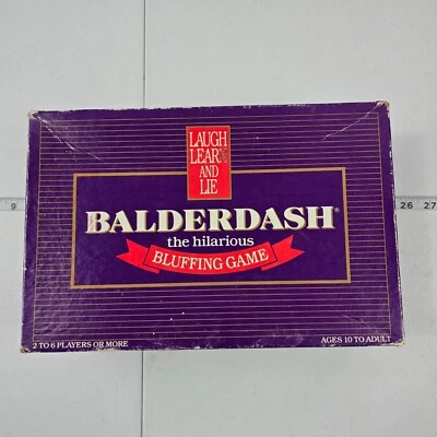 Balderdash The Hilarious Bluffing Game 1984 Complete Vintage Board Game (4119) - Image 1 of 4