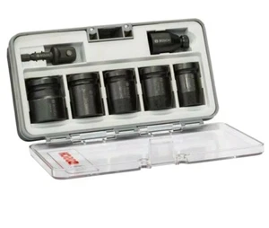 Bosch Professionalpc Impact Socket Set: SW13, SW17, SW19, Black - Picture 1 of 4