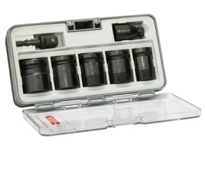 Bosch Professionalpc Impact Socket Set: SW13, SW17, SW19, Black - Image 1 of 4