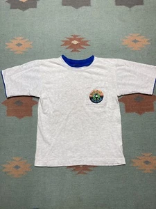 Vintage body ragz surf graphic pocket tee made in USA youth medium - Picture 1 of 10