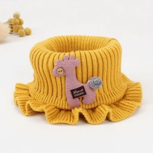 Winter Neck Warmer for Kids Children Boy Girl Woolen Knitted Warm Crochet Scarf. - Picture 1 of 30
