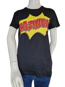 Big Bang Theory Damen T-Shirt Gr.S Bazinga Shirt Slim Fit FSBN - Bild 1 von 4
