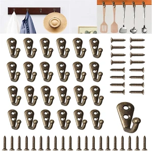 30 Stk Wandhaken Vintage Einzelne Haken, Mini Robenhaken Garderobenhaken mit 60S - Bild 1 von 7