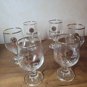 LOT 6 ANCIENS VERRE A BIERE TONGERLO 33CL PUBLICITAIRE BELGE - Picture 1 of 5