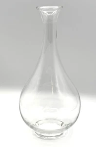 Vintage Lalique Crystal Decanter without Stopper Teardrop 11" Bottle Clear Glass - Picture 1 of 13