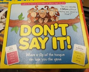 018. DON'T SAY IT!   Family Game for 2 or more players (Age 6+)