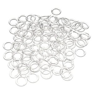 100 PIEZAS Perchas Transparentes Ganchos para Barra de Cortina Cortinas Círculo Romano Anillos de Bajo Ruido - Imagen 1 de 12